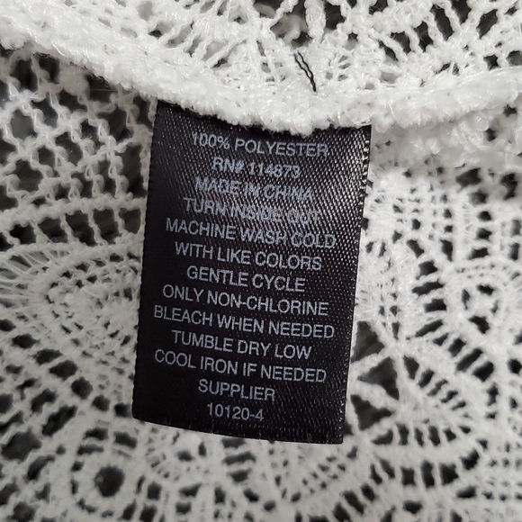 Worthington White Lace Top - Picture 3 of 6